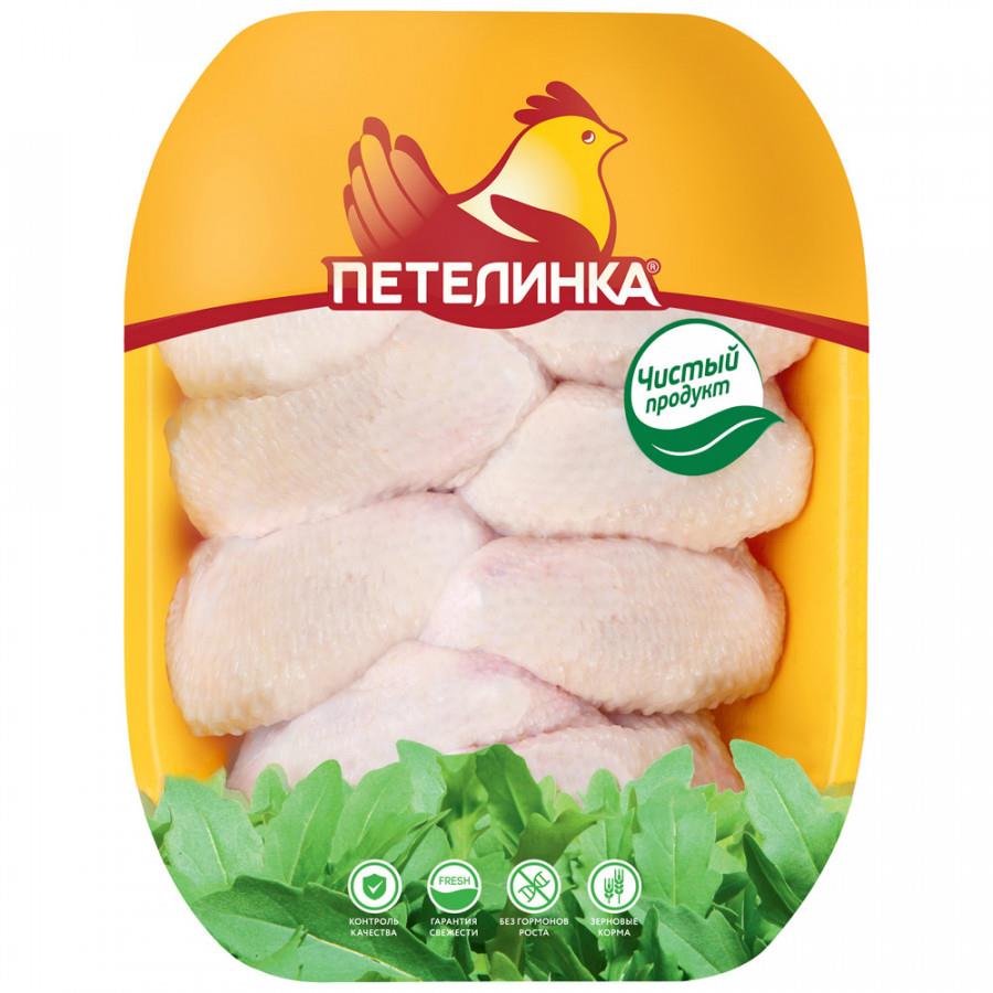 Крыло цыпленка-бройлера Петелинка охлажденное 0.8-1.2 кг