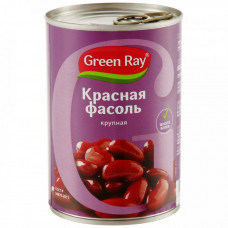 Фасоль Green Ray красная натуральная 410 г