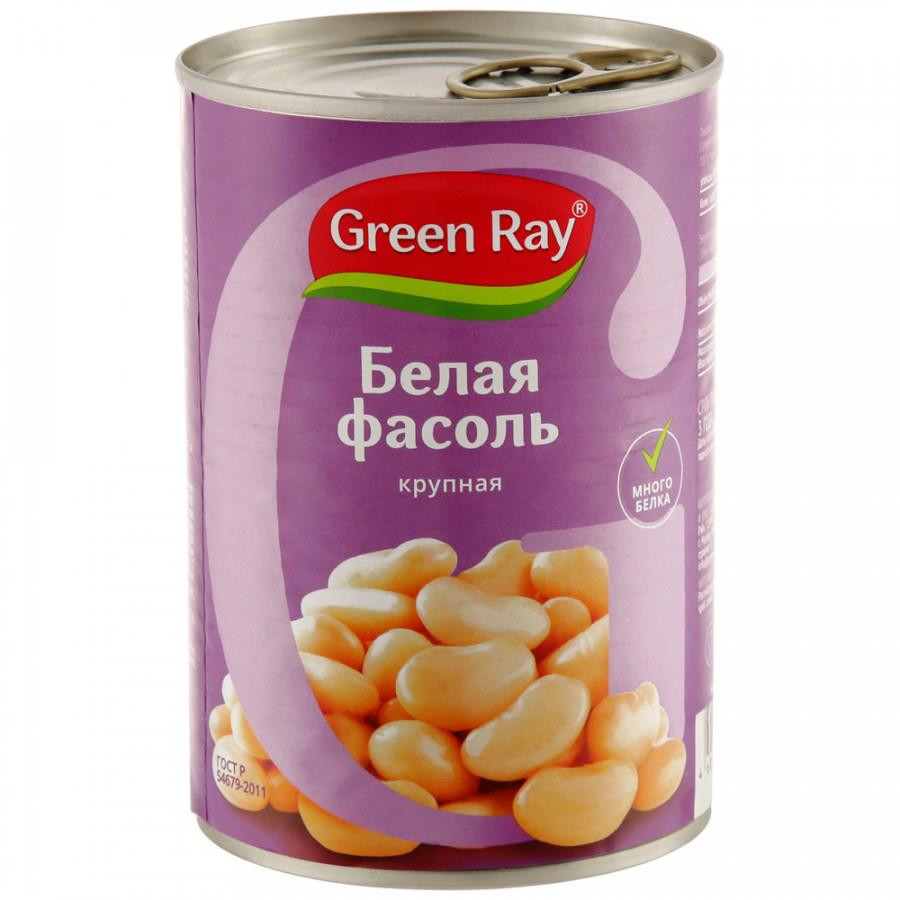Фасоль Green Ray белая натуральная 410г