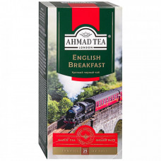 Чай Ahmad Tea English Breakfast черный листовой 25 пакетиков по 2 г