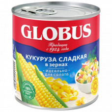 Кукуруза Globus Сладкая в зернах 340 г