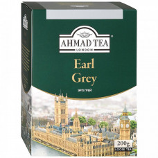 Чай Ahmad Tea Earl Grey черный листовой со вкусом и ароматом бергамота 200 г