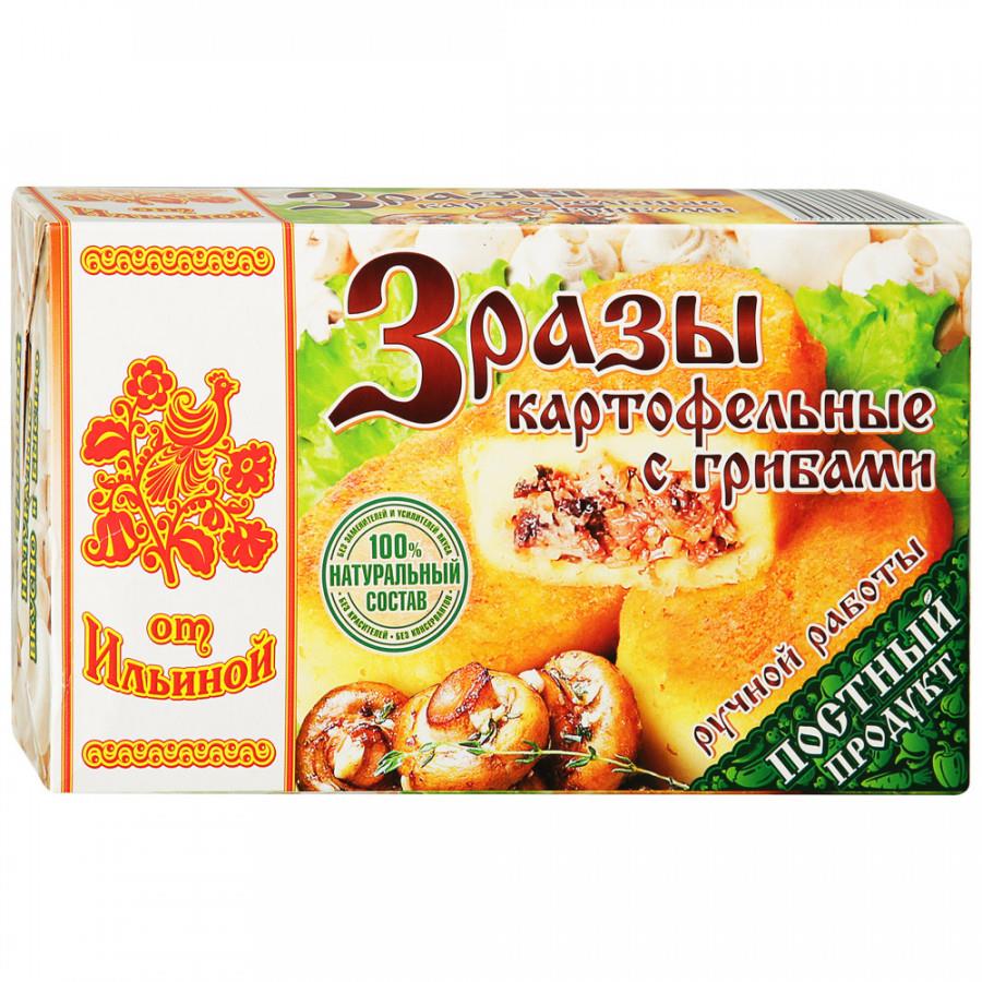 Зразы От Ильиной картофельные с грибами замороженные 500 г