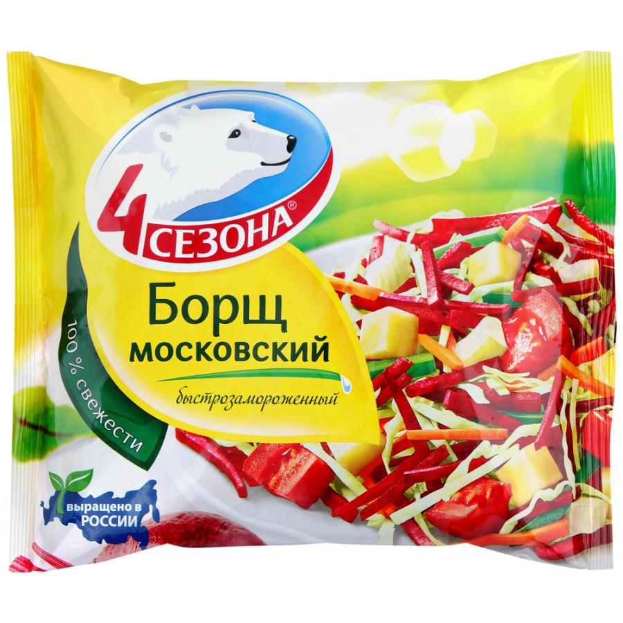 Смесь овощная 4 Cезона Борщ Московский быстрозамороженная 400 г
