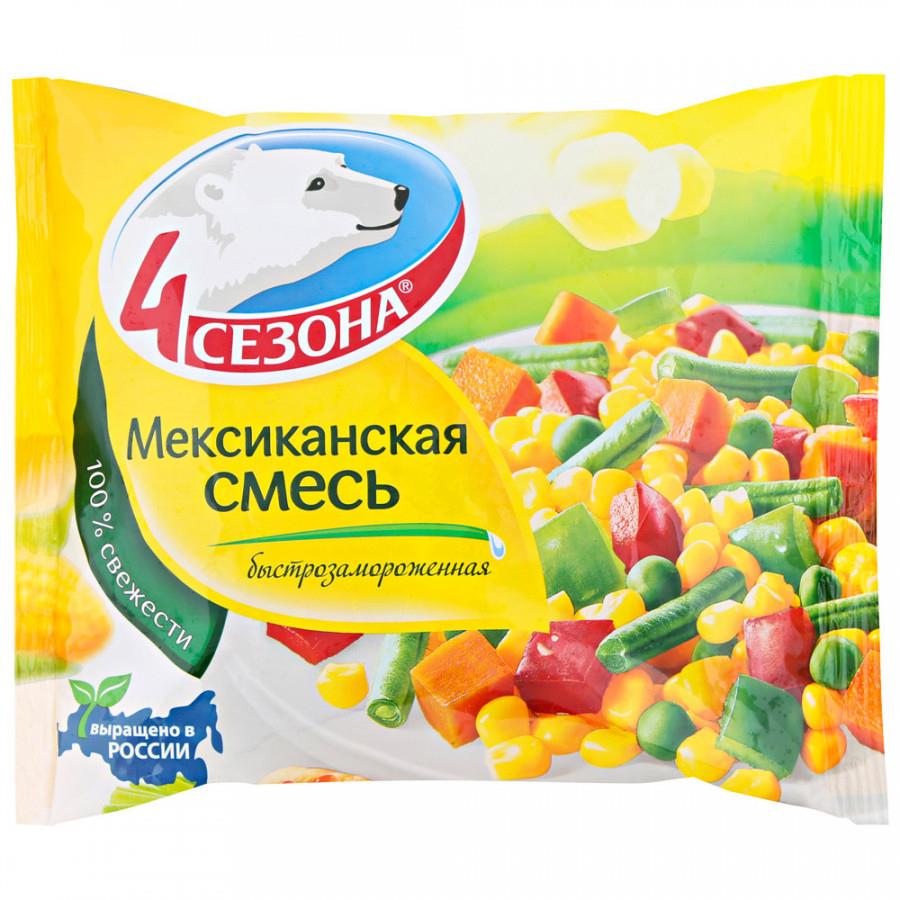 Смесь овощная 4 Cезона Мексиканская быстрозамороженная 400 г