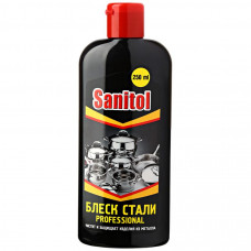 Средство чистящее для металлических поверхностей Sanitol Блеск стали гель 250 мл