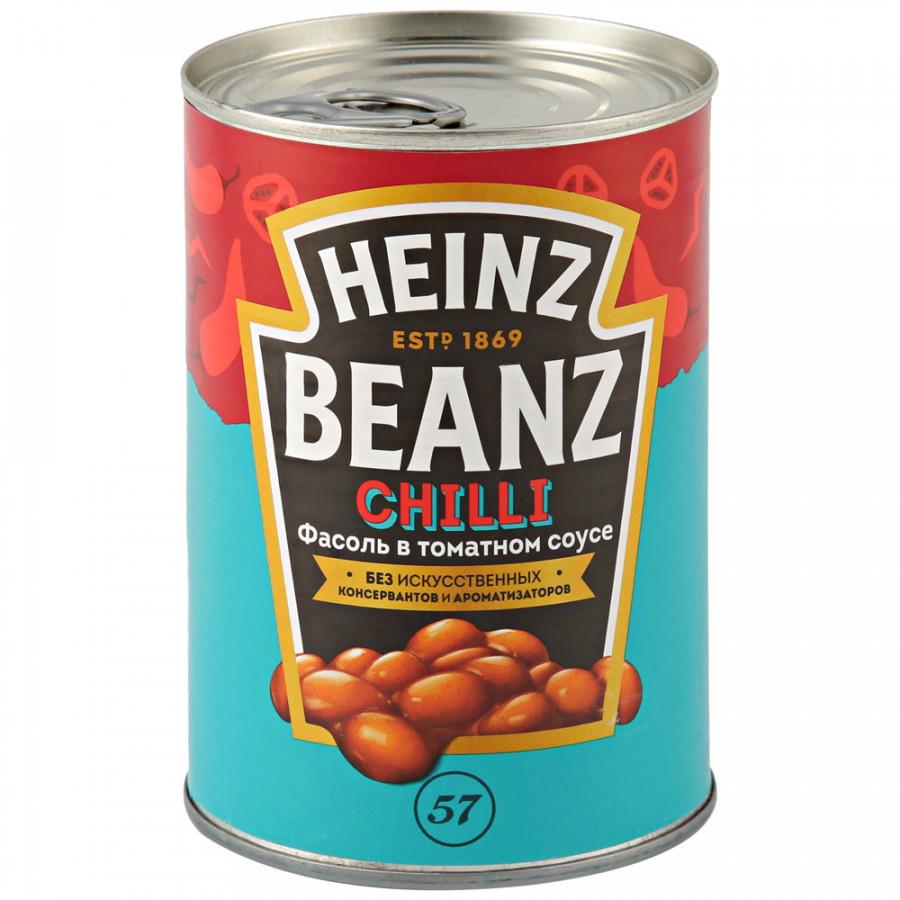Фасоль Heinz Жгучий Чили печеная 390 г
