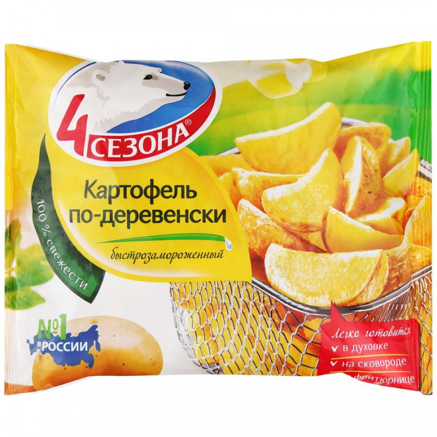 Картофель по-деревенски 4 Cезона быстрозамороженный 700 г