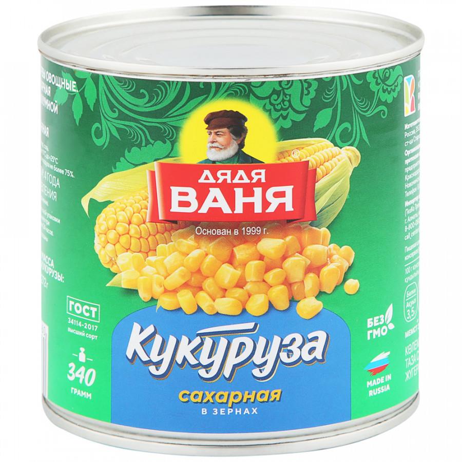 Кукуруза Дядя Ваня Сладкая 340 г