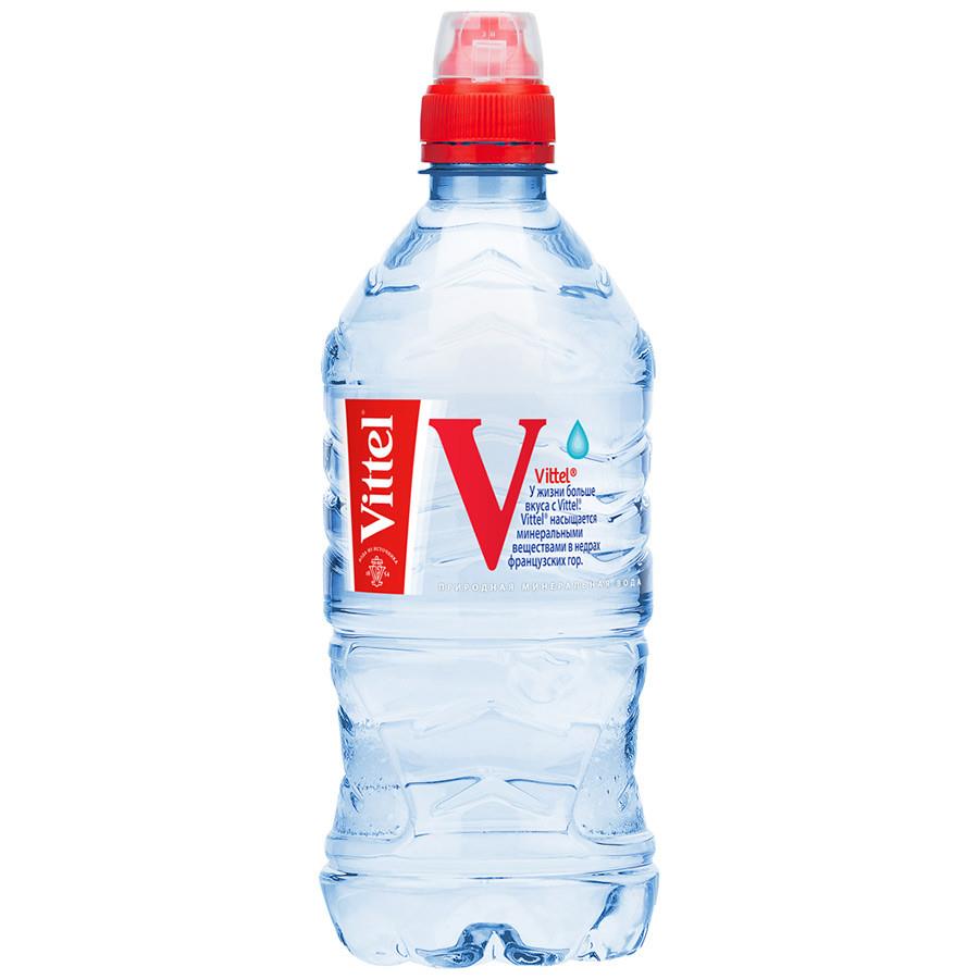 Вода минеральная столовая Vittel негазированная 0.75 л
