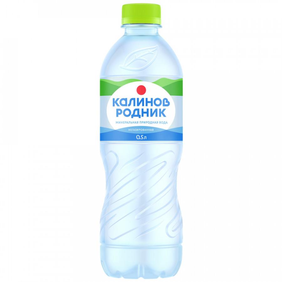 Вода минеральная столовая Калинов родник природная питьевая негазированная 0.5 л