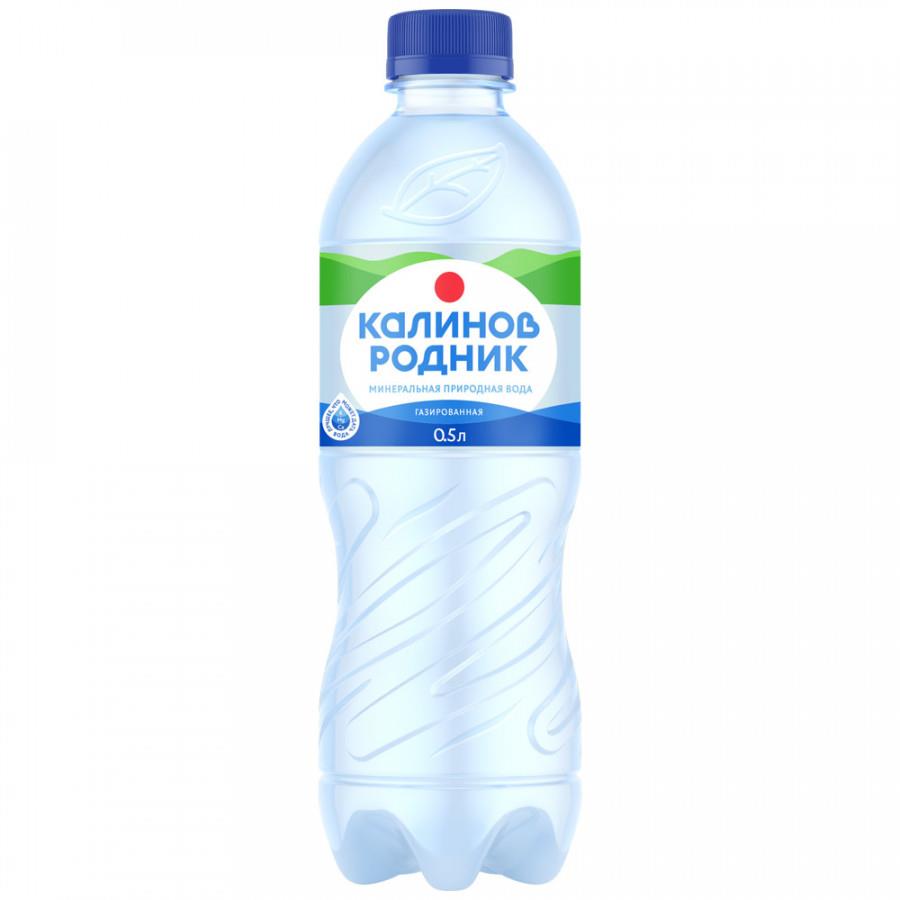 Вода минеральная столовая Калинов родник природная питьевая газированная 0.5 л
