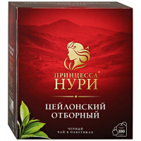 Чай Принцесса Нури Отборный черный 100 пакетиков по 2 г