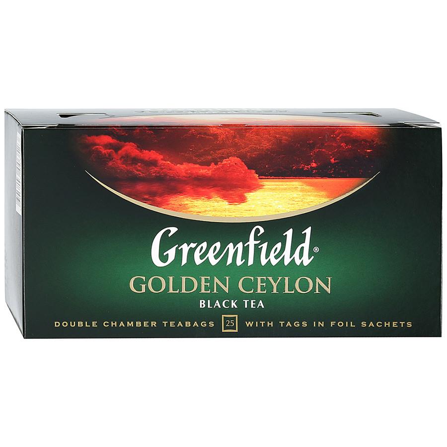 Чай Greenfield Golden Ceylon черный 25 пакетиков по 2 г