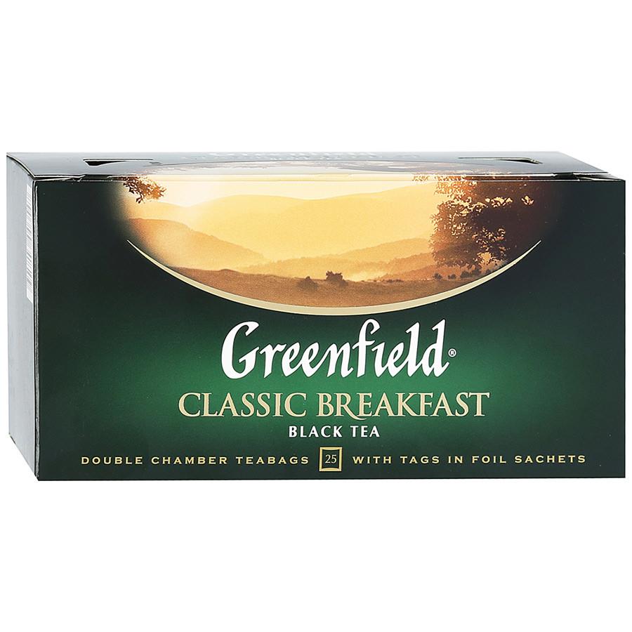 Чай Greenfield Classic Breakfast черный 25 пакетиков по 2 г