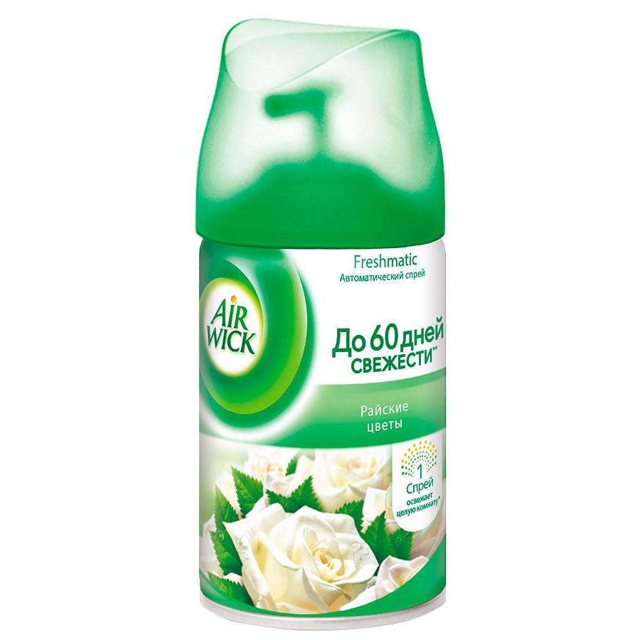 Баллон для освежителя воздуха Air Wick Freshmatic Райские цветы сменный 250 мл
