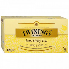 Чай Twinings Earl Grey черный с ароматом бергамота 25 пакетиков по 2 г