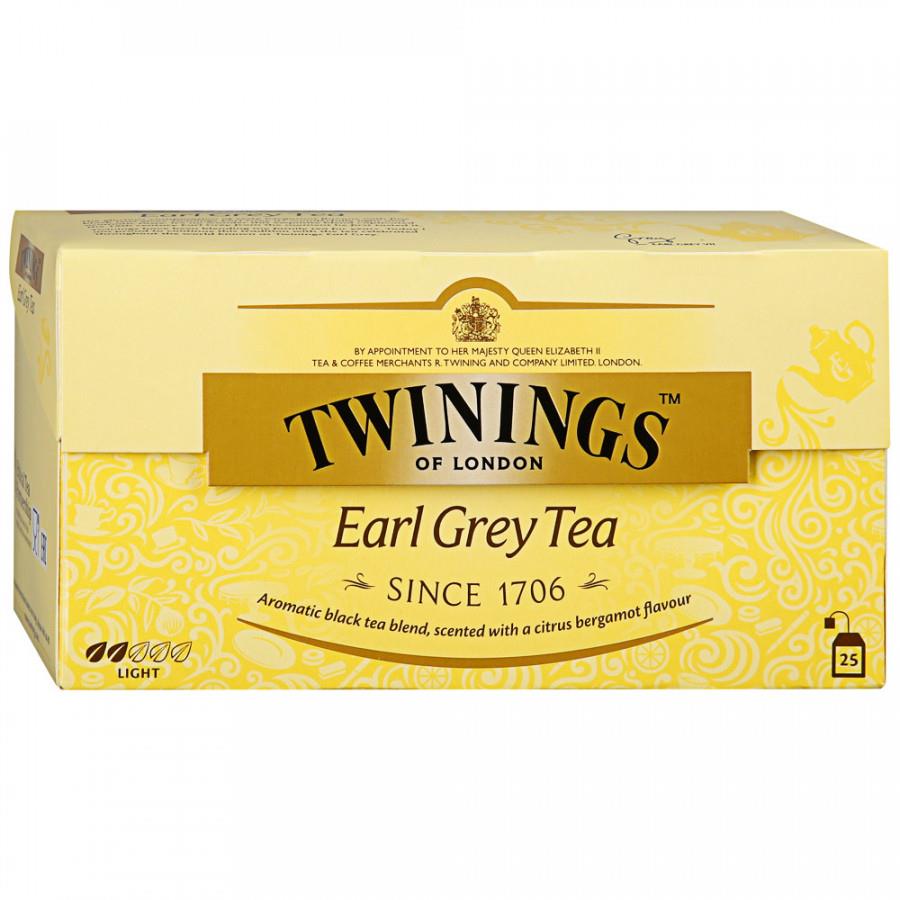 Чай Twinings Earl Grey черный с ароматом бергамота 25 пакетиков по 2 г