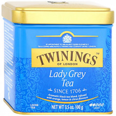 Чай Twinings Lady Grey черный среднелистовой с ароматом цитрусовых 100 г