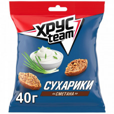 Сухарики Хрусteаm сметана 40 г