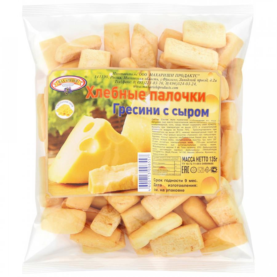 Палочки хлебные Махариши с сыром 135 г