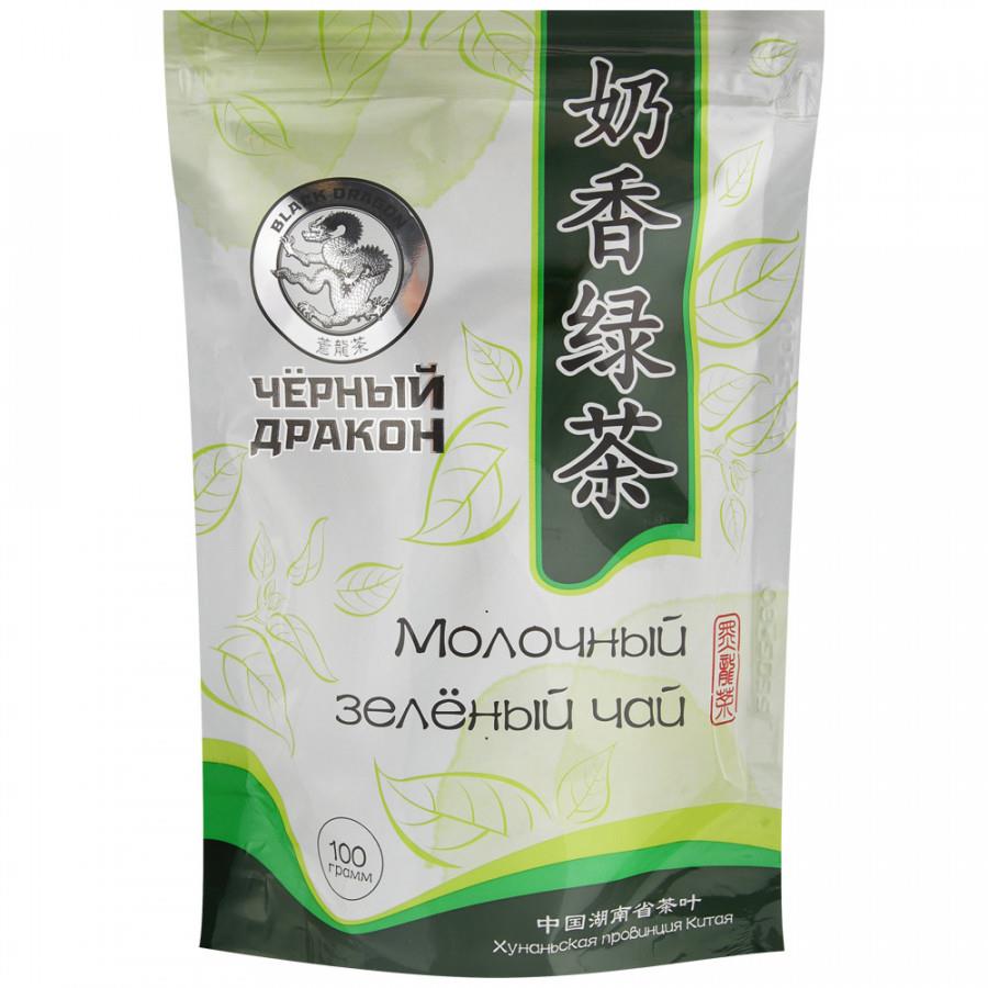 Чай Черный дракон Молочный зеленый листовой 100 г