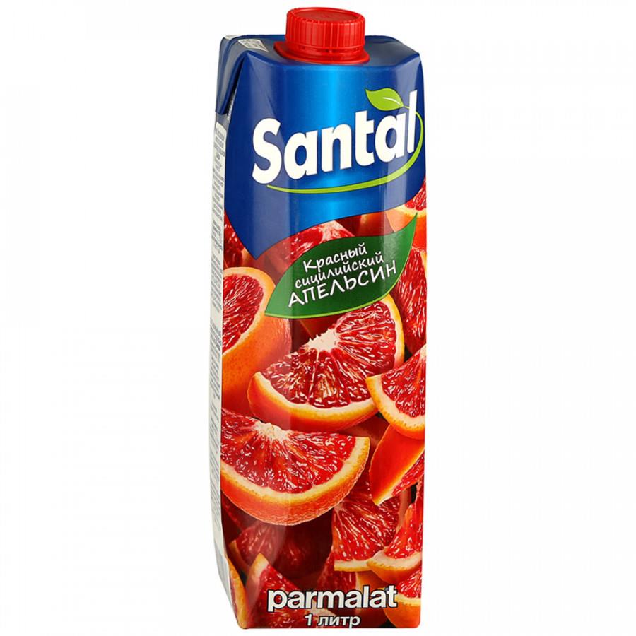 Напиток Santal из красных сицилийских апельсинов сокосодержащий 1 л