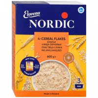 Хлопья Nordic 4 вида зерновых 600 г
