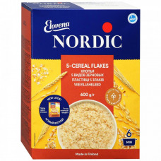 Хлопья Nordic 5 видов зерновых 600 г