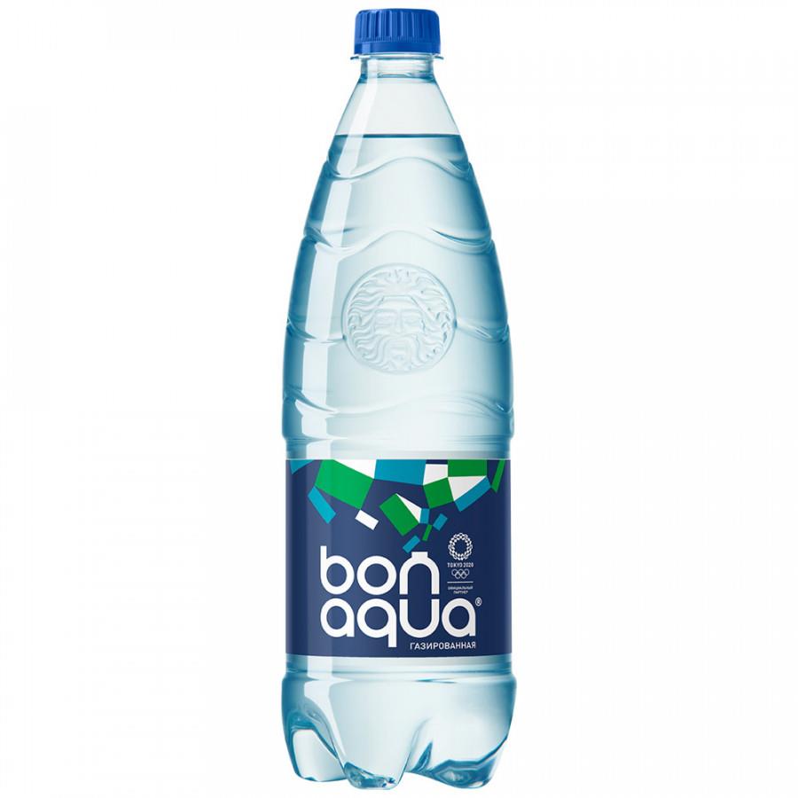 Вода питьевая Bonaqua чистая газированная 1 л