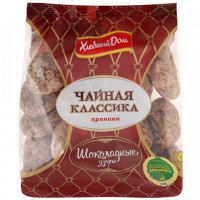 Пряники Хлебный Дом шоколадные узоры 500 г