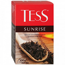 Чай Tess Sunrise черный крупнолистовой 100 г