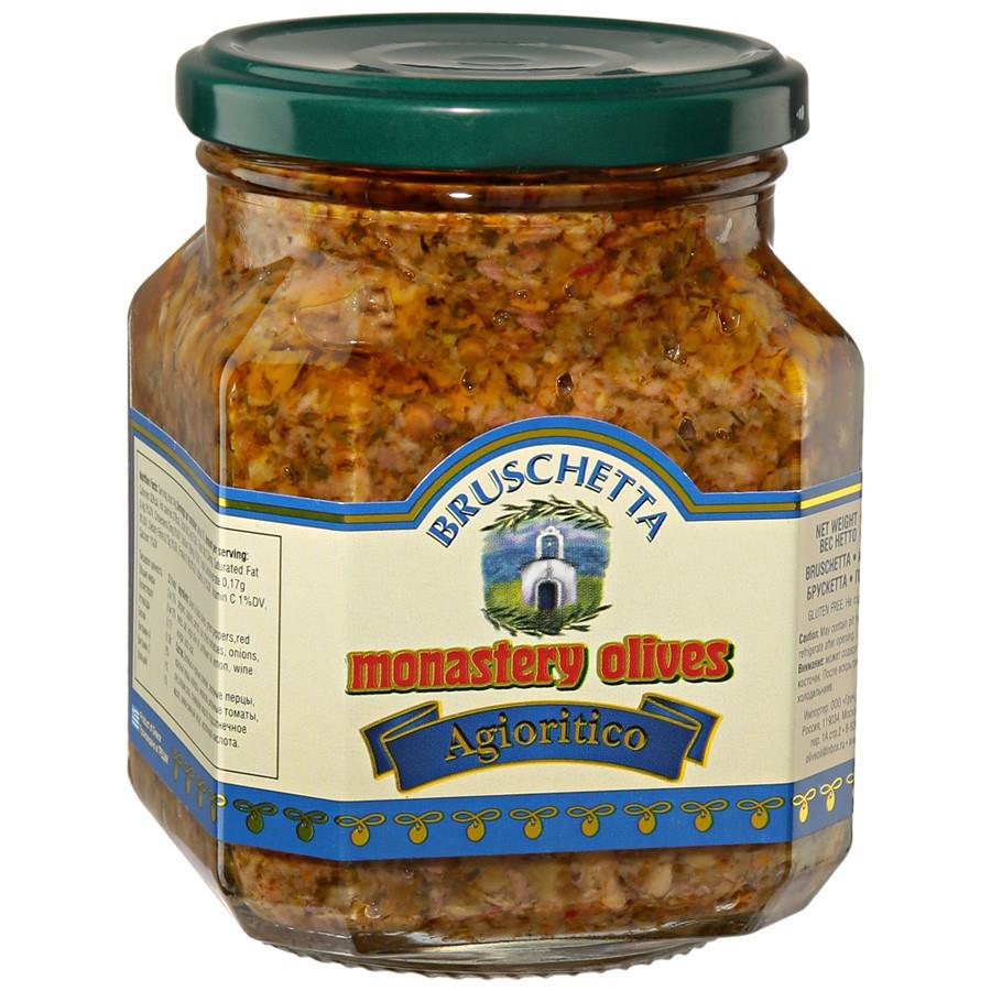 Брускетта Монастырские Оливы bruschetta agioritico (брускетта гора афон) 350 г