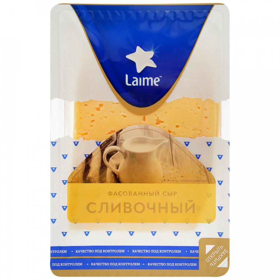 Сыр полутвердый Laime Сливочный ломтики 50% 150 г