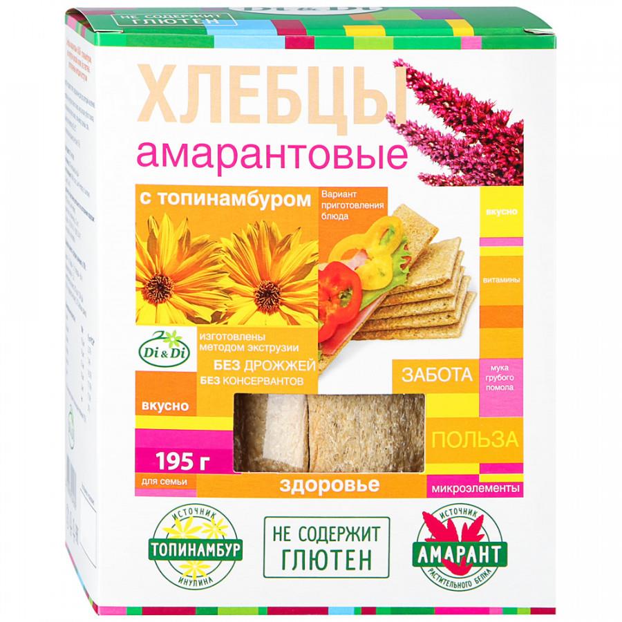 Хлебцы амарантовые Di&Di с топинамбуром 195 г
