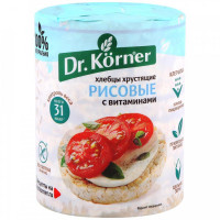 Хлебцы хрустящие рисовые Dr.Korner с витаминами 100 г