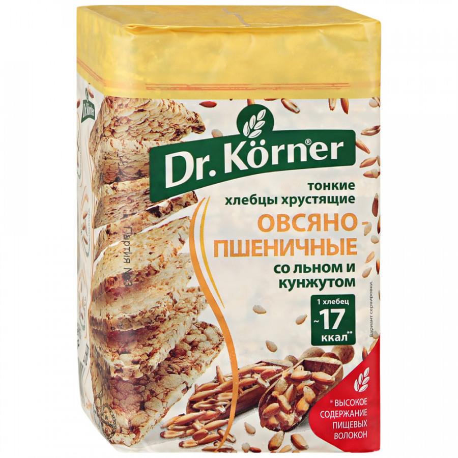 Хлебцы хрустящие овсяно-пшеничные Dr.Korner тонкие со смесью семян 100 г