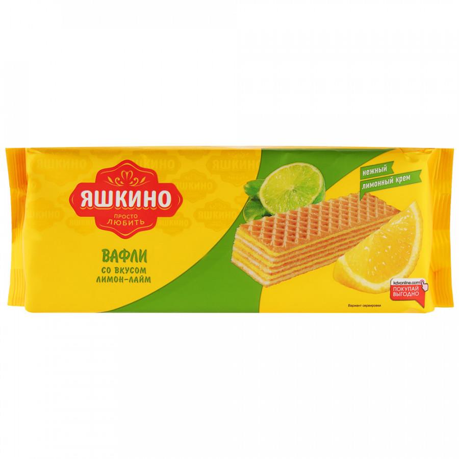 Вафли Яшкино Лимон-лайм 300 г