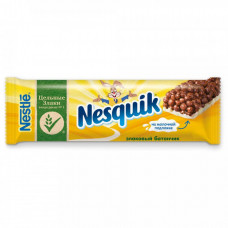 Батончик Nestle Nesquik c цельными злаками шоколадный, 25г