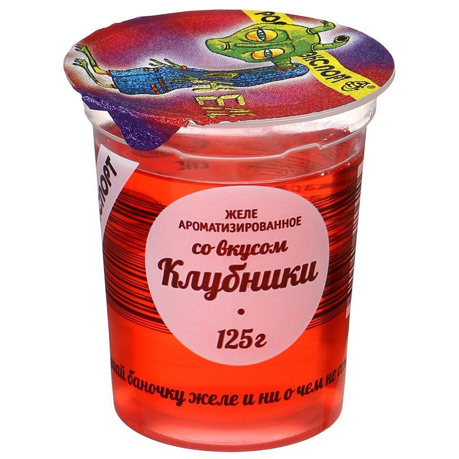 Желе РостАгроЭкспорт ароматизированное со вкусом клубники 125 г