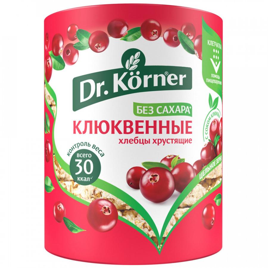 Хлебцы хрустящие Dr.Korner Злаковый коктейль клюквенный 100 г