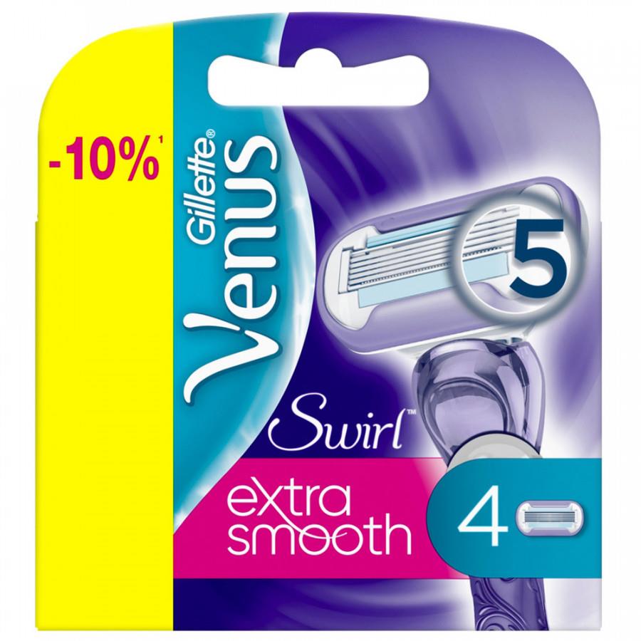 Кассеты сменные для бритья Venus 5 Swirl (4 штуки)