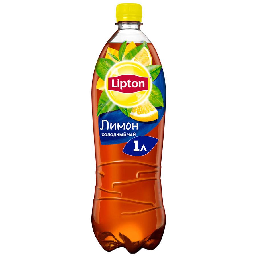 Чай холодный черный Lipton Лимон 1 л