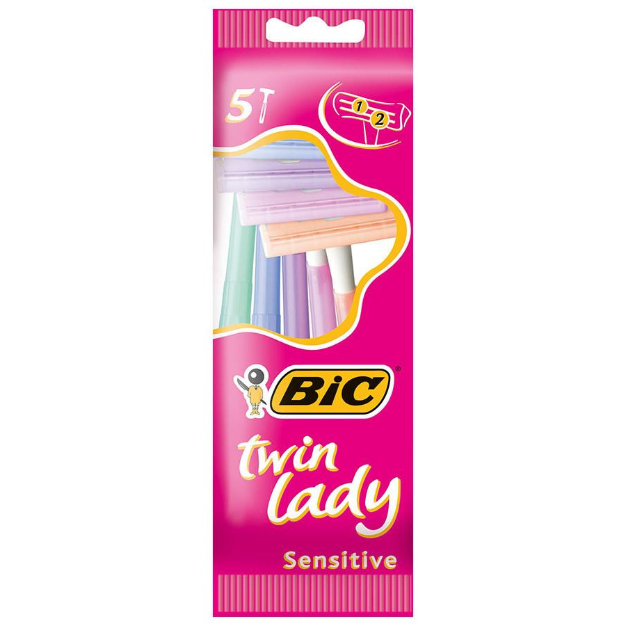 Станок для бритья Bic Twin Lady 2 (5 штук)