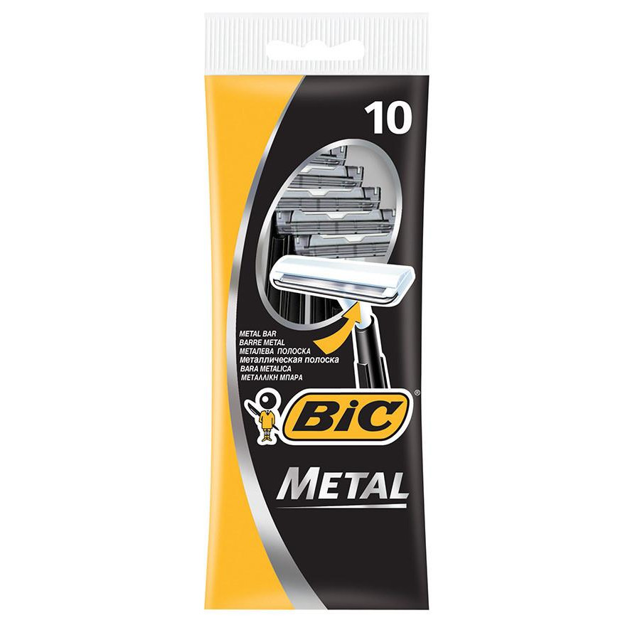 Станок для бритья Bic Metal 1 (10 штук)
