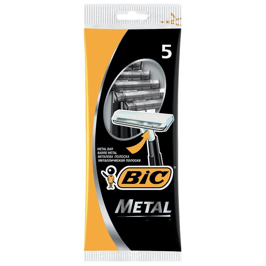 Станок для бритья Bic Metal 1 (5 штук)