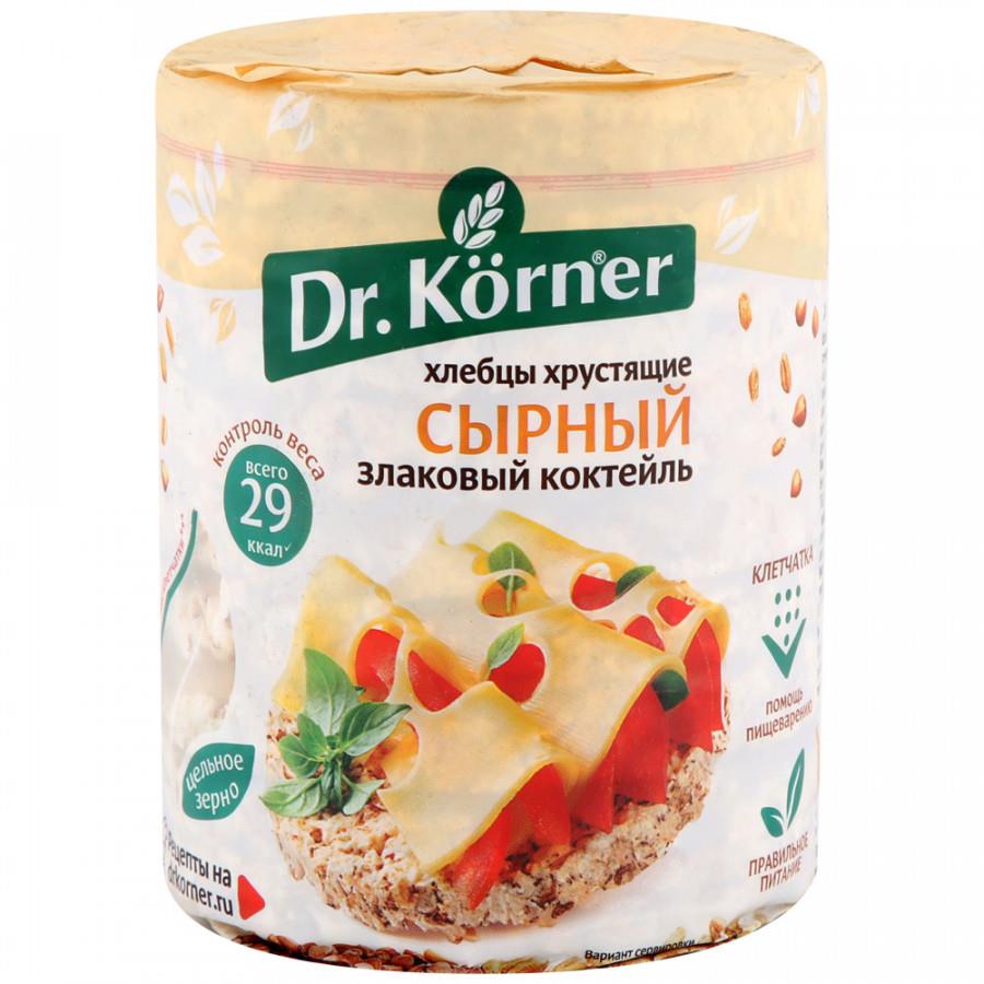 Хлебцы хрустящие Dr.Korner Злаковый коктейль сырный 100 г