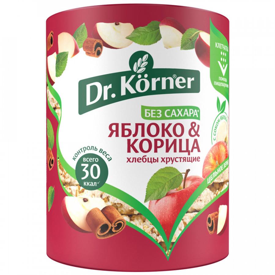 Хлебцы хрустящие Dr.Korner Злаковый коктейль Яблоко и корица 90 г