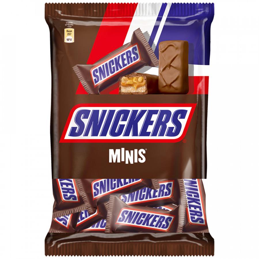 Шоколадные батончики Snickers Minis 180 г