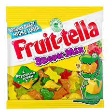 Мармелад Fruittella жевательный Звери Mix 150 г